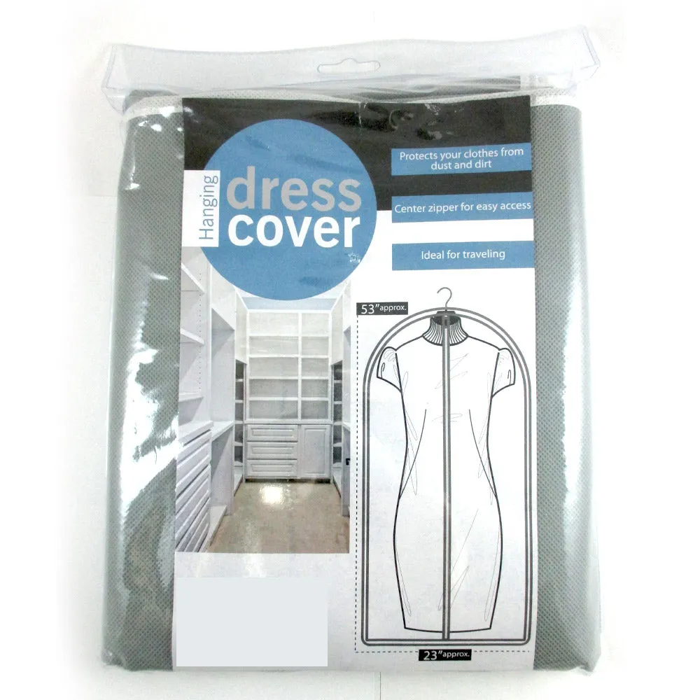 5 Long Dress Gown 53" Suit Garment Bags Breathable Storage Cover Foldable Travel
