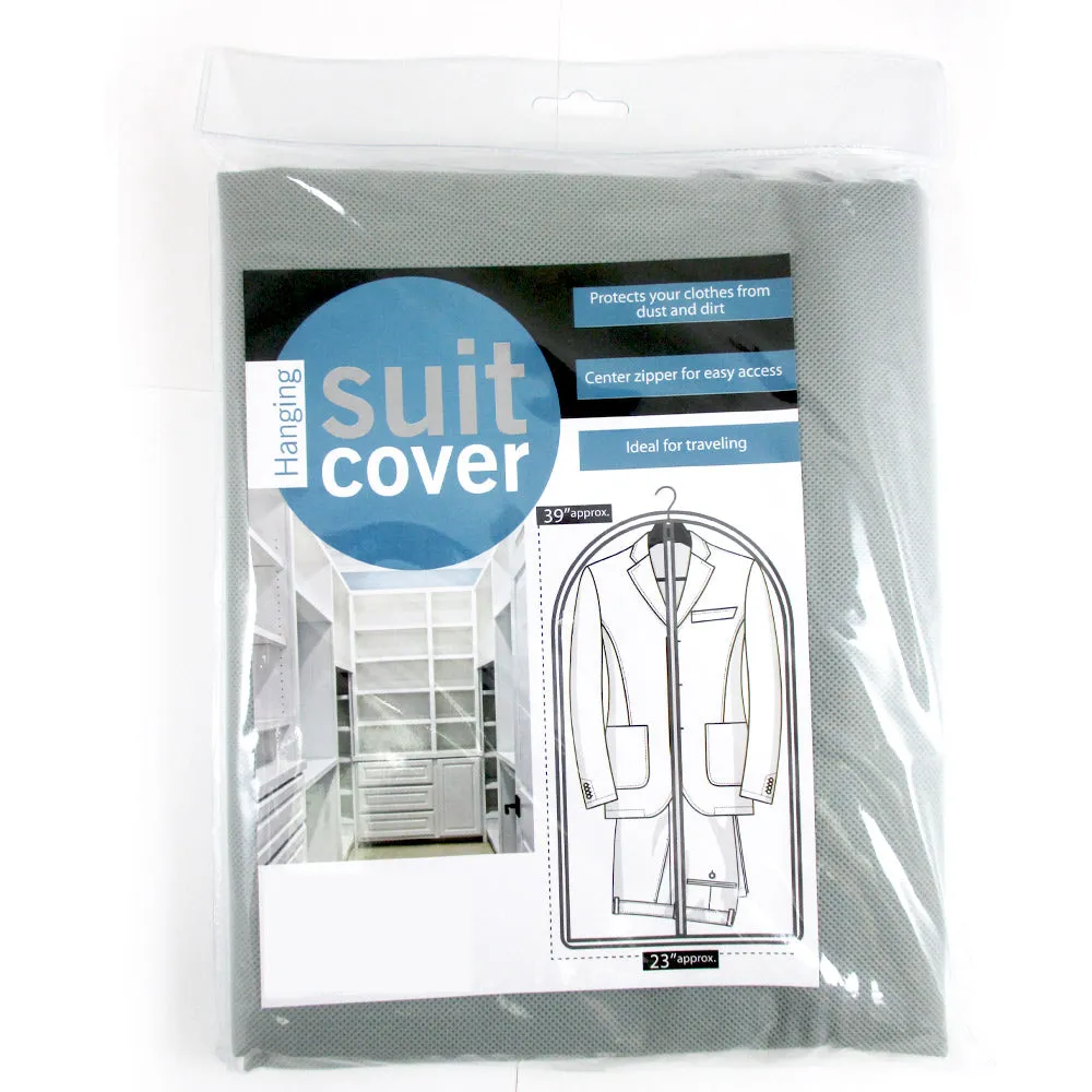 5 Suit Garment Dress Covers 39" Clothes Bag Storage Coat Protector Zipper Travel