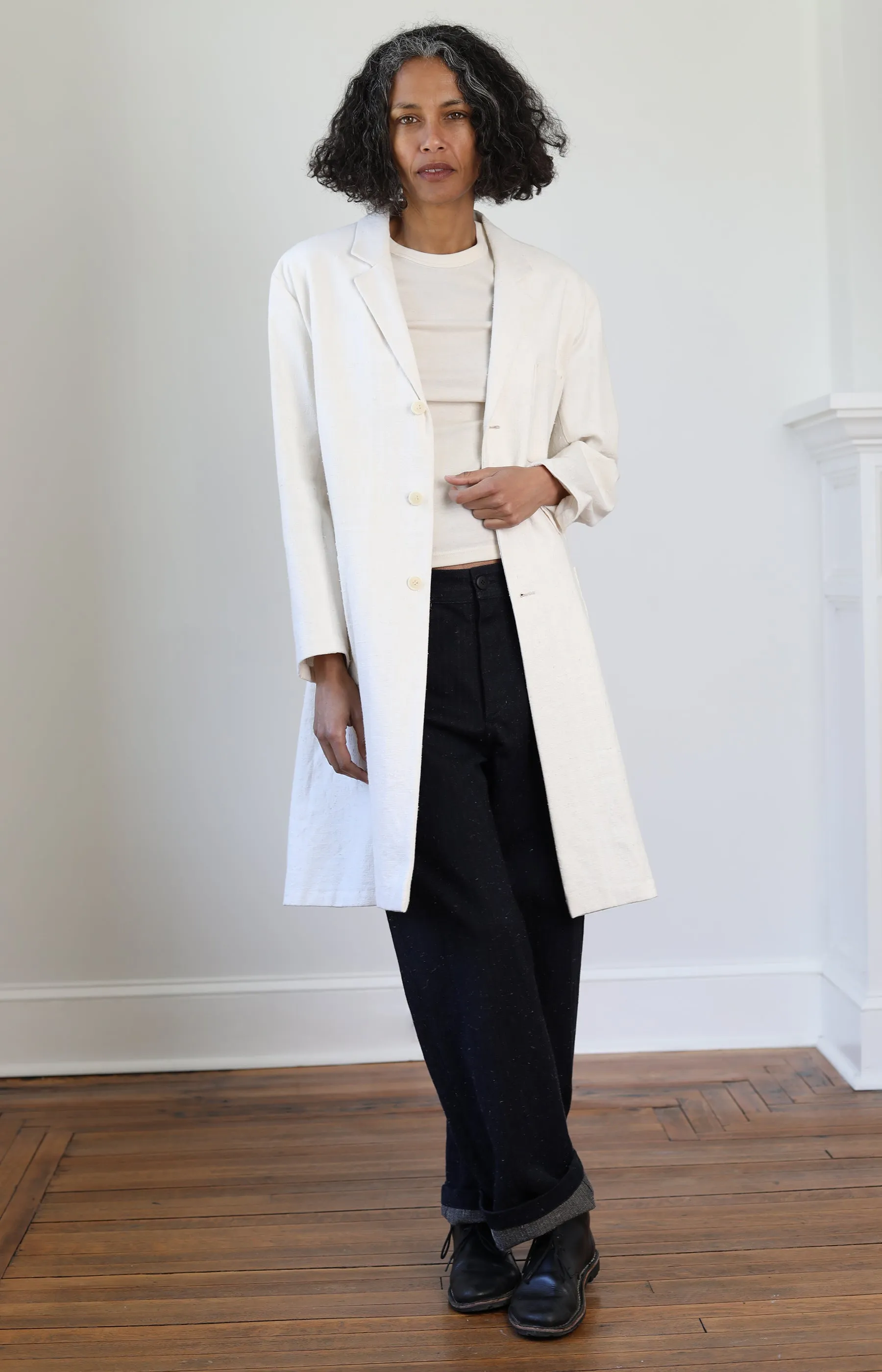 Antique Hemp Work Coat