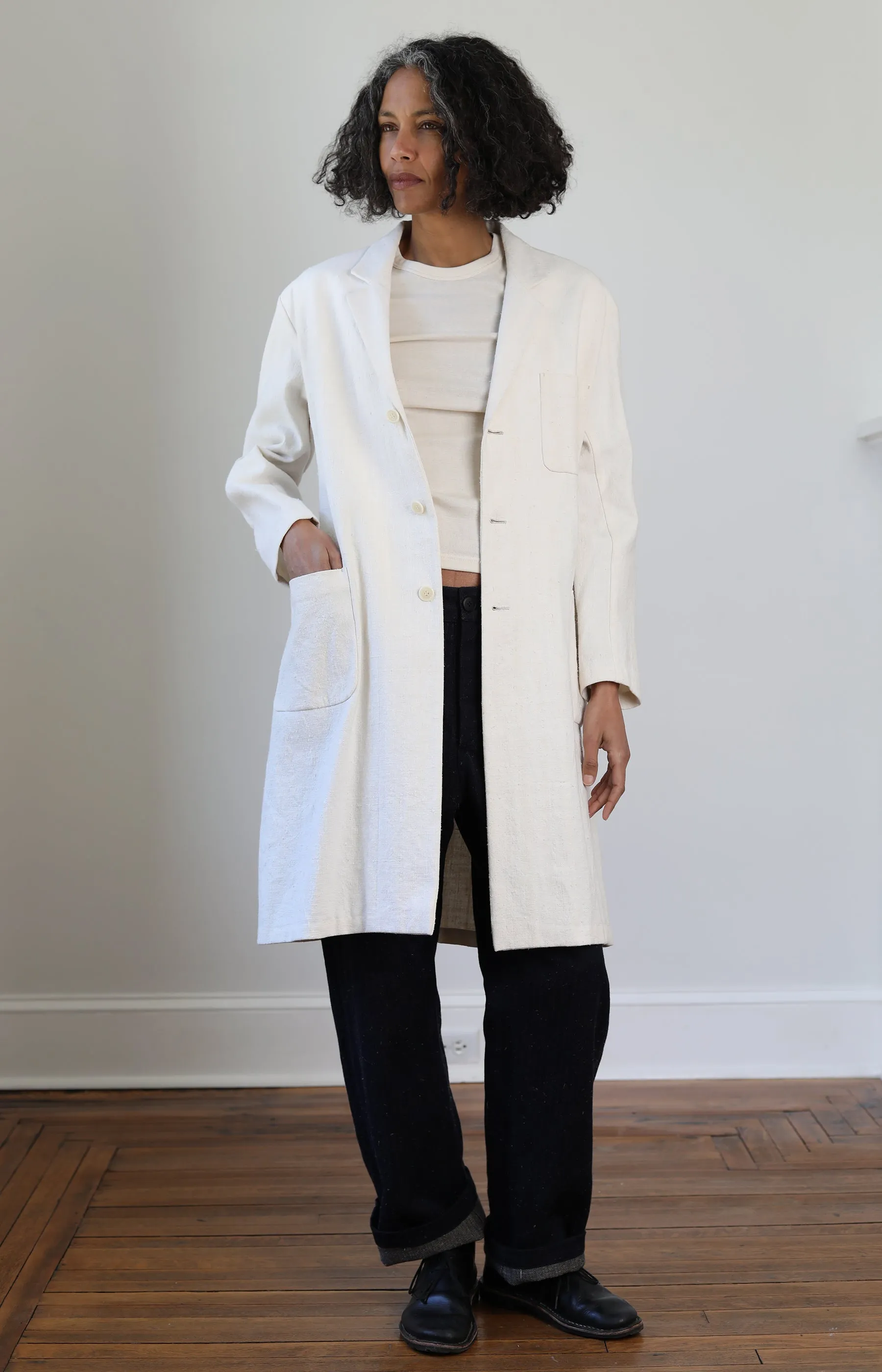 Antique Hemp Work Coat