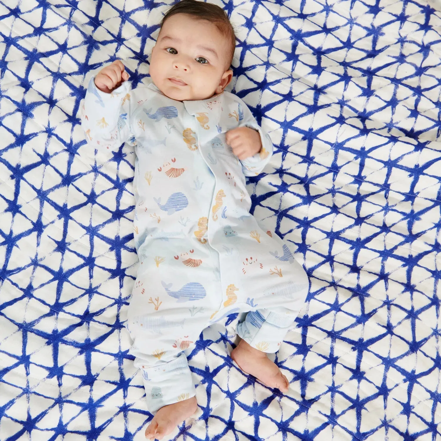Deep sea jubilee modal magnetic grow with me convertible coverall