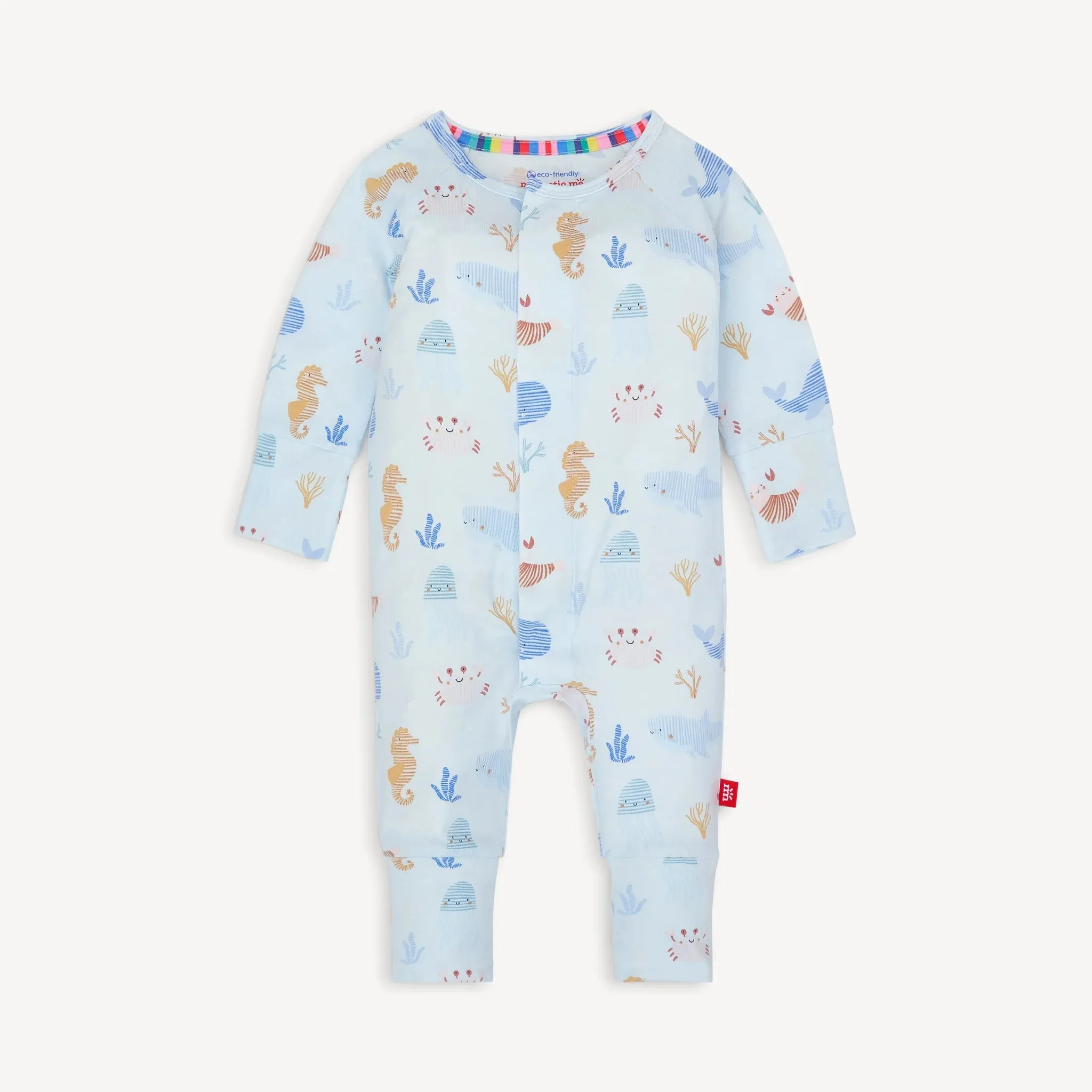 Deep sea jubilee modal magnetic grow with me convertible coverall