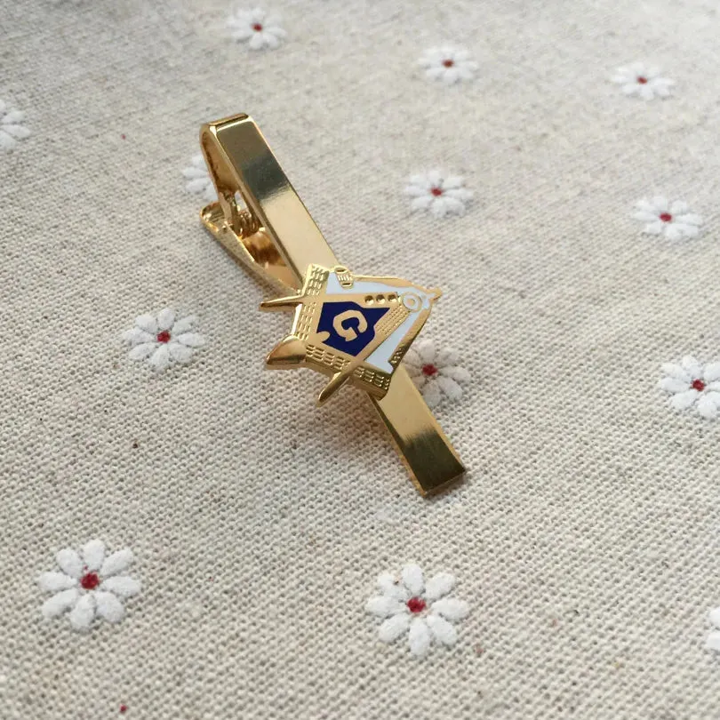 Master Mason Blue Lodge Tie Bar - 1pc Working Tools Trowel Gavel