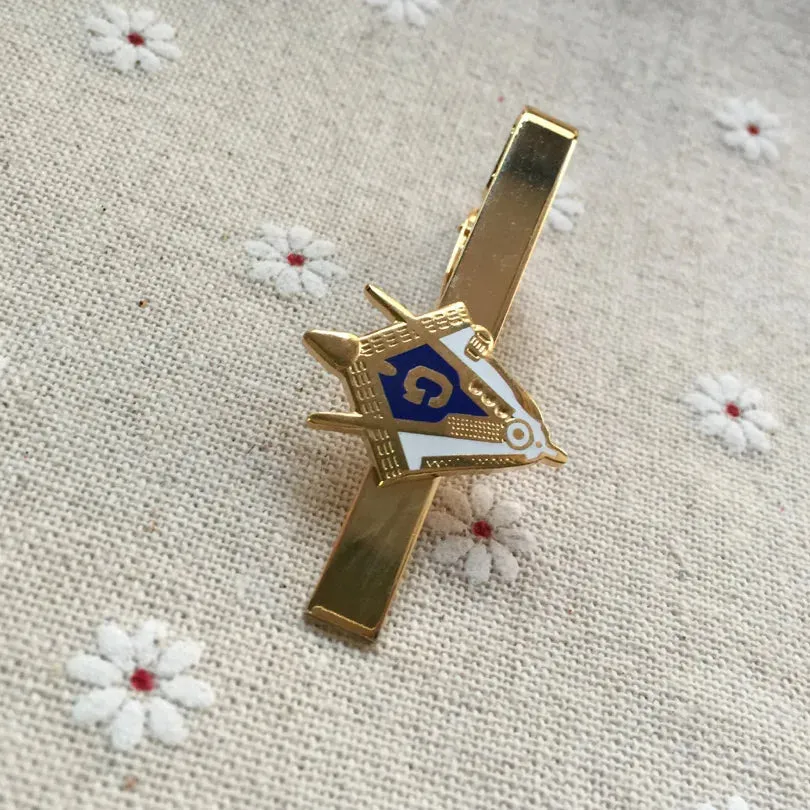 Master Mason Blue Lodge Tie Bar - 1pc Working Tools Trowel Gavel