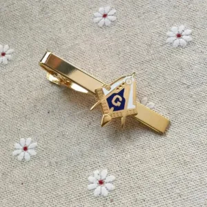 Master Mason Blue Lodge Tie Bar - 1pc Working Tools Trowel Gavel