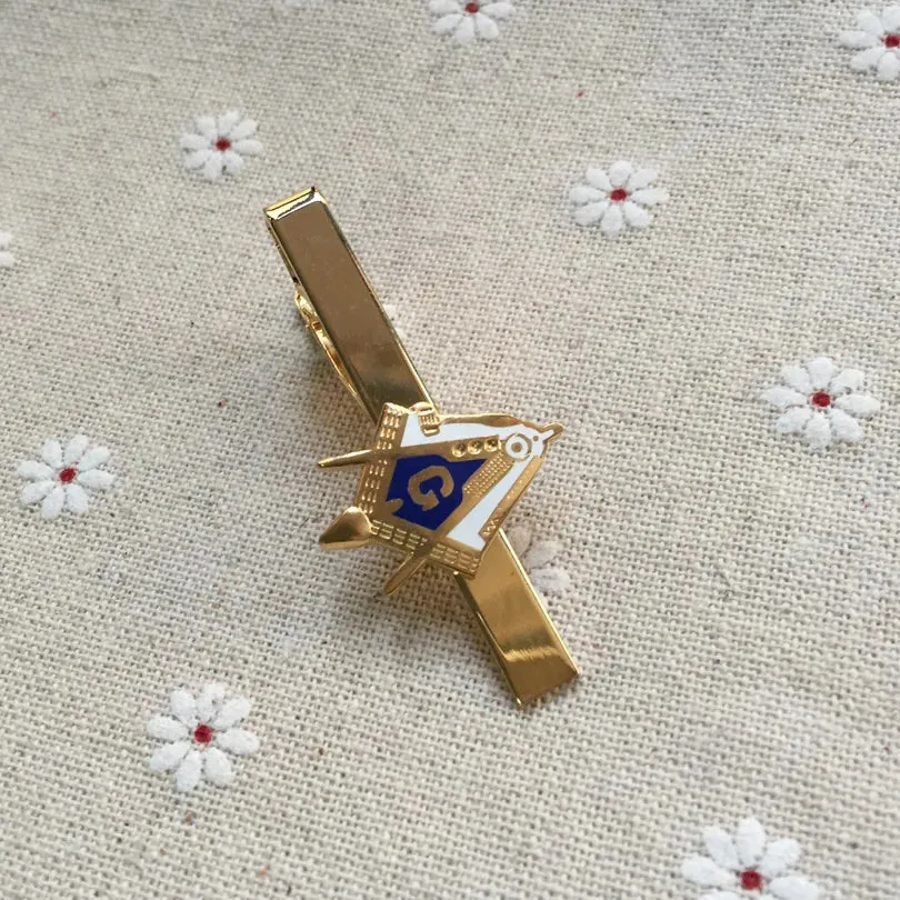 Master Mason Blue Lodge Tie Bar - 1pc Working Tools Trowel Gavel
