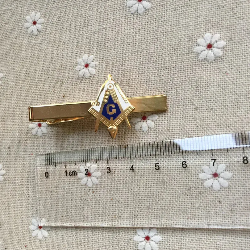 Master Mason Blue Lodge Tie Bar - 1pc Working Tools Trowel Gavel