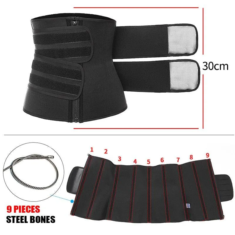 New Year Women Waist Trainer Neoprene - Body Shaper Belt Slimming Sheath Belly Reducing Shaper -Tummy Sweat Shapewear Workout Shaper Corset (FH)(FHW1)(1U31)(1U24)