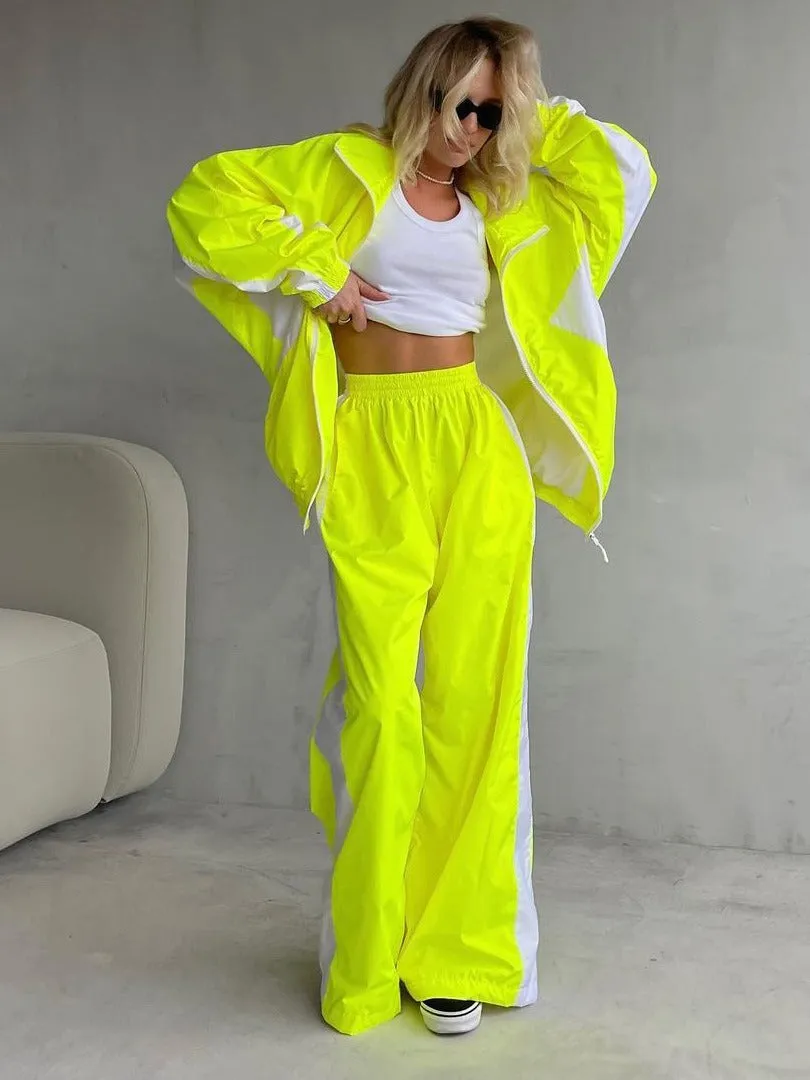 Two-Piece Loose Casual Pant Suit