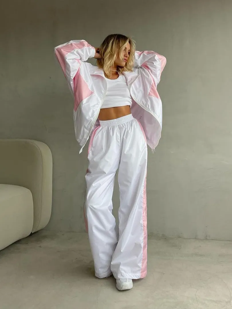 Two-Piece Loose Casual Pant Suit