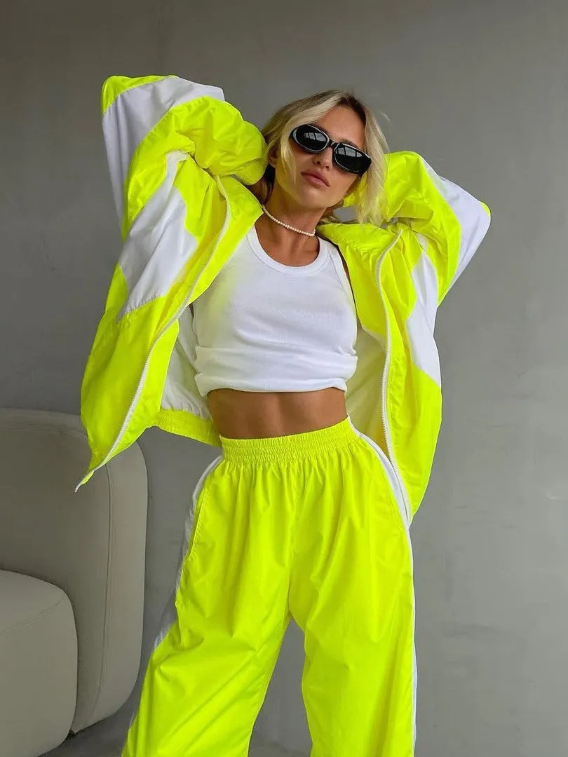 Two-Piece Loose Casual Pant Suit